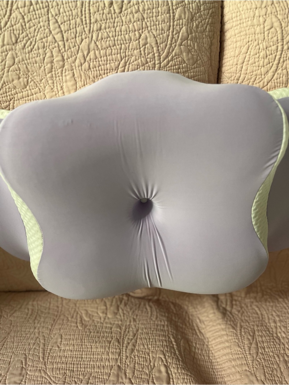 Cloud-Shaped White Memory Foam Pillow